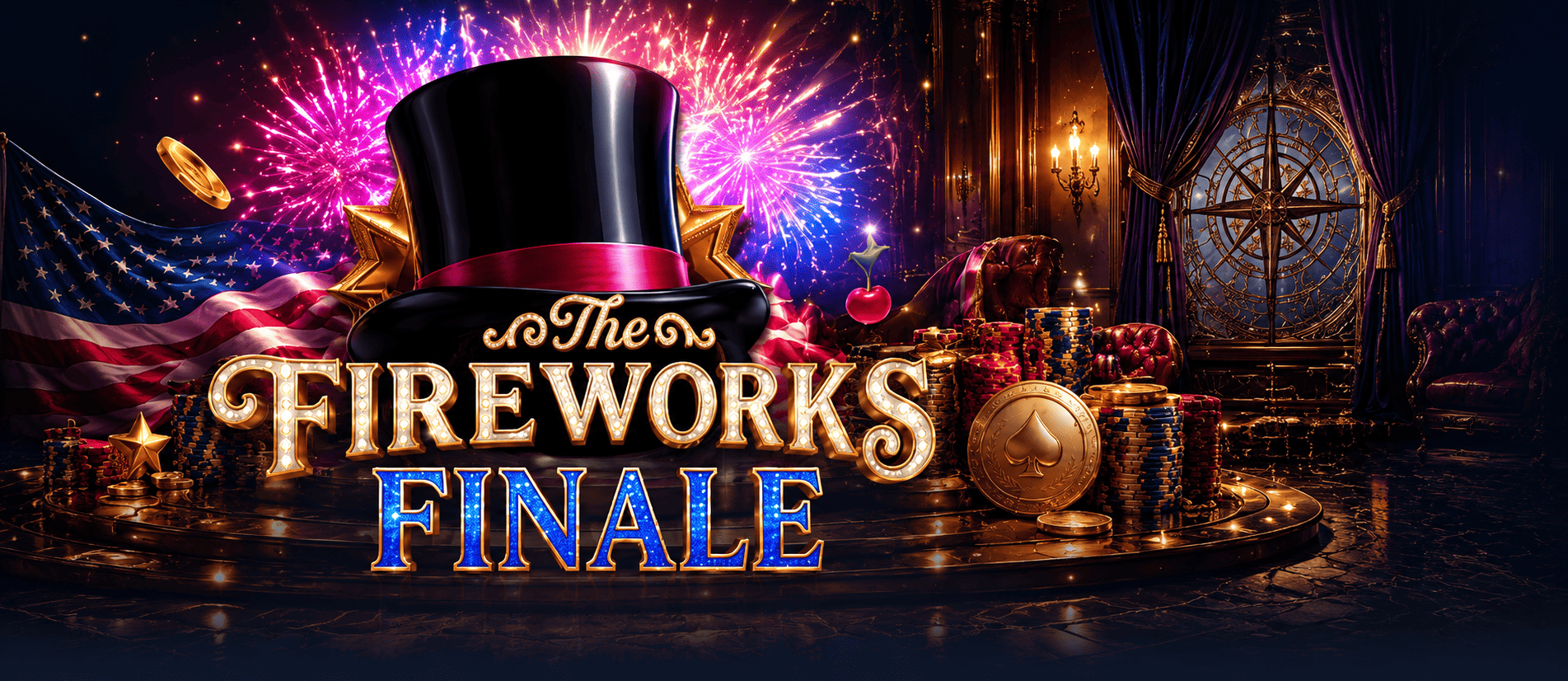 The Fireworks Finale popup artwork