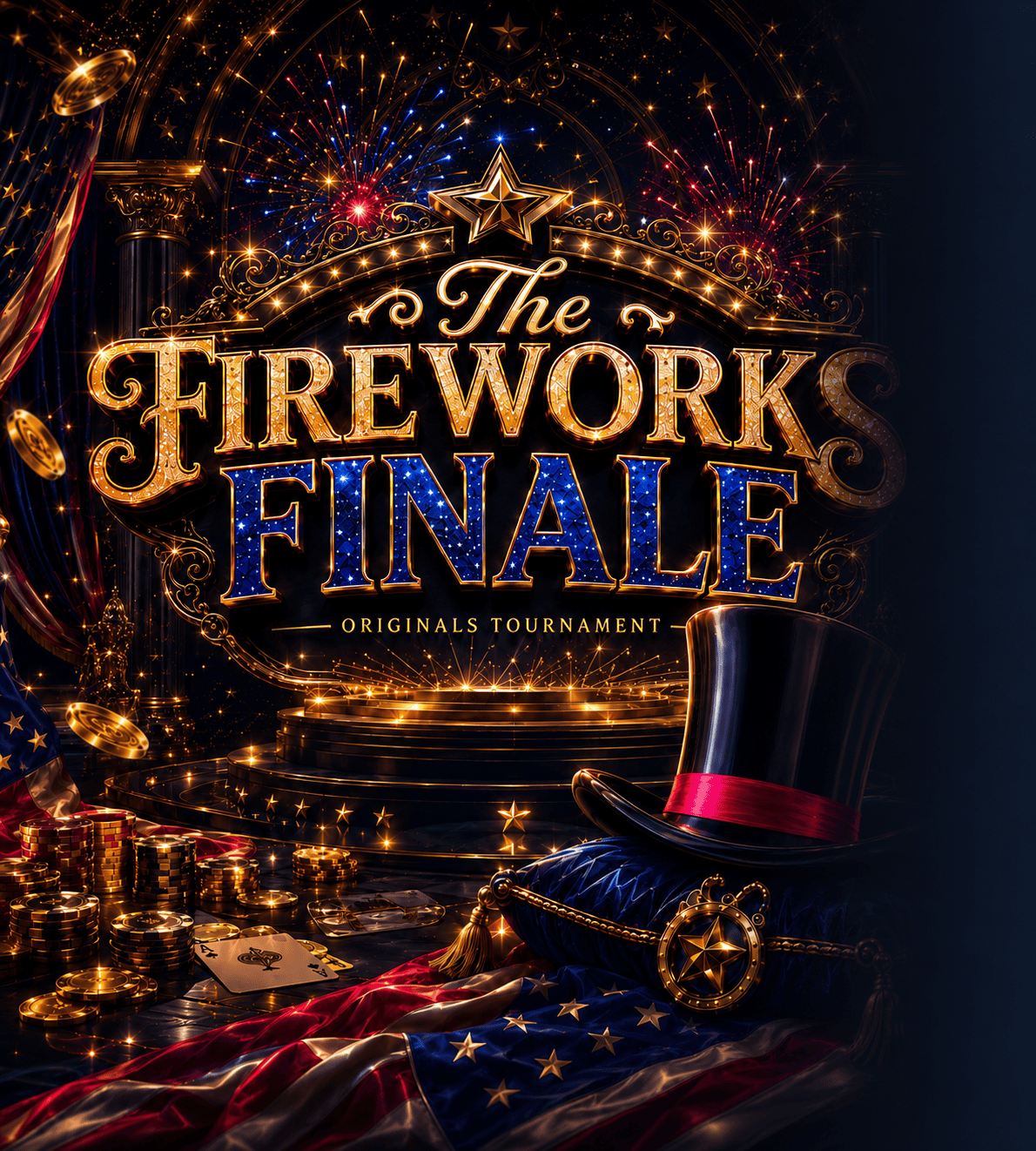 The Fireworks Finale campaign artwork