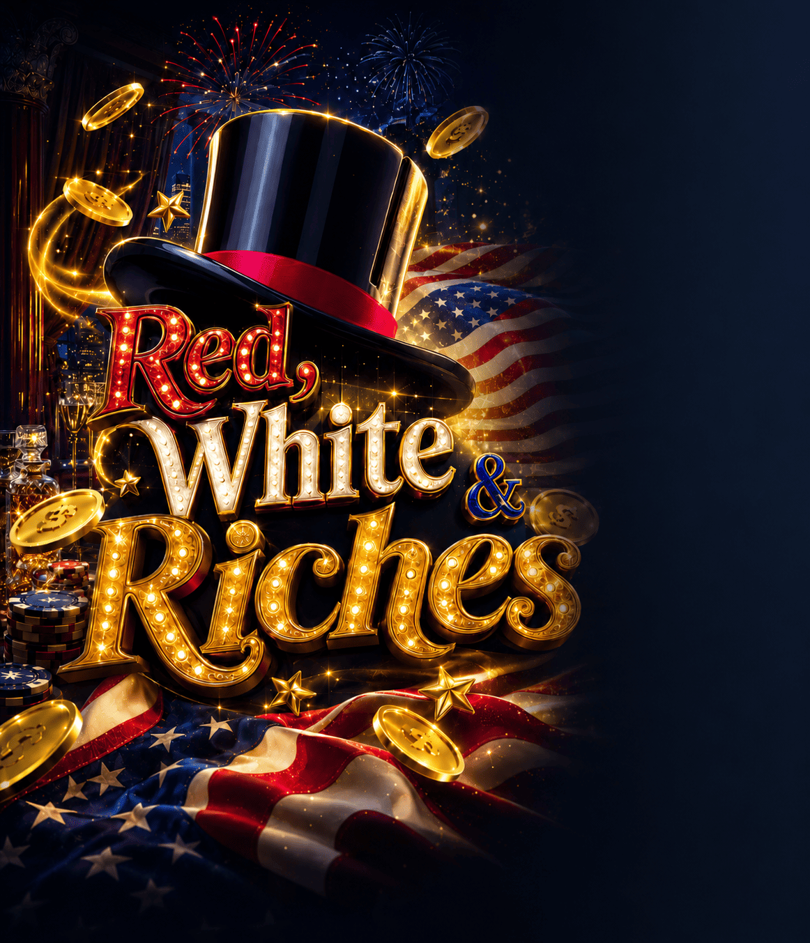Red and White Riches campaign artwork