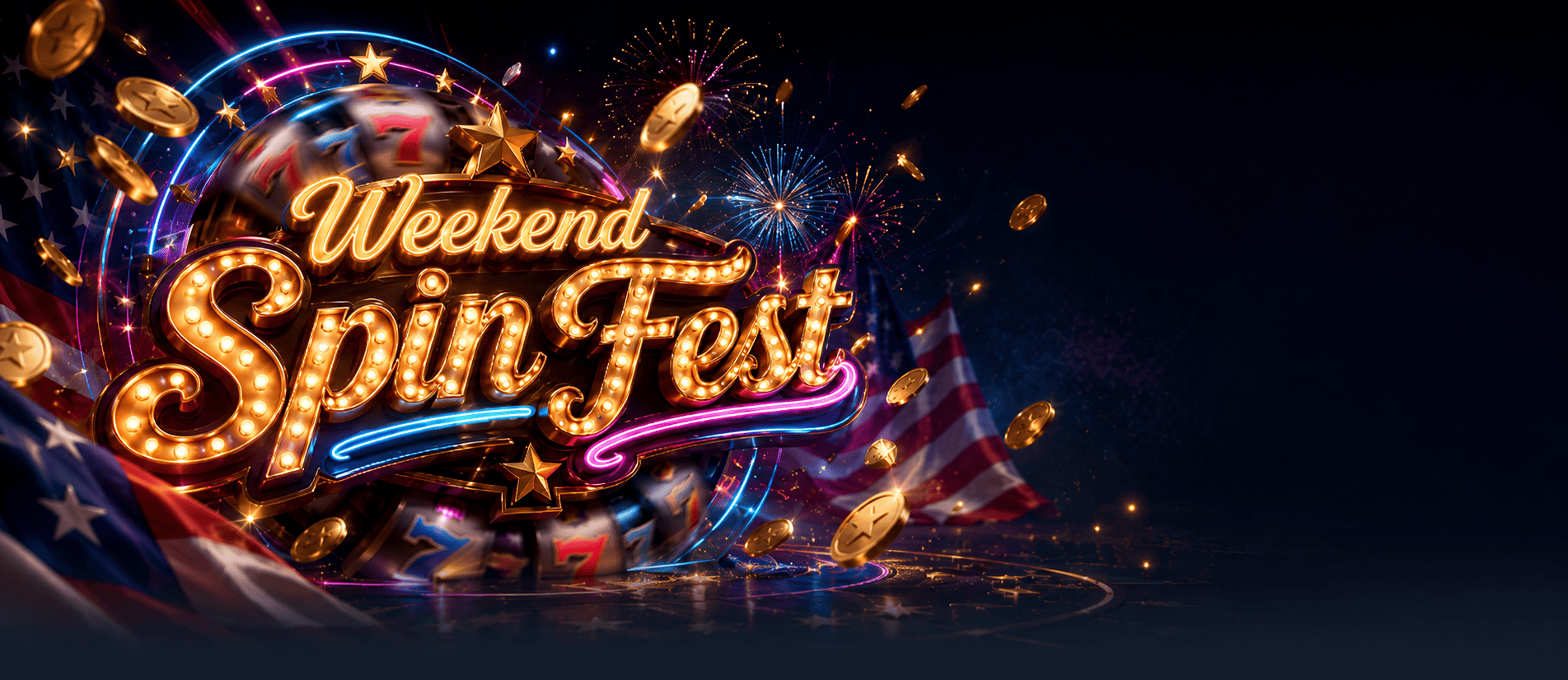 Weekend Spin Fest popup artwork